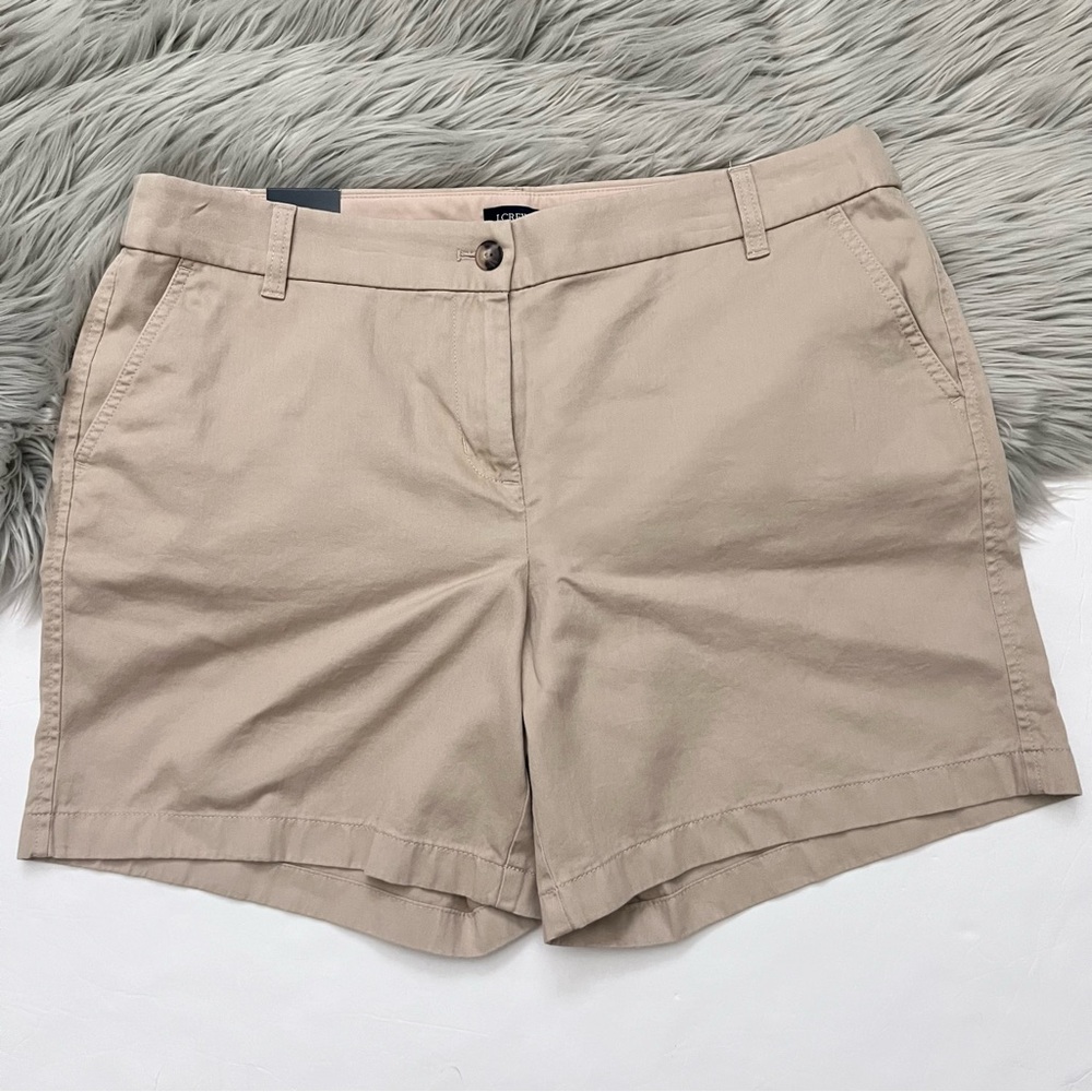 J. Crew 7" Tan Shorts NWT